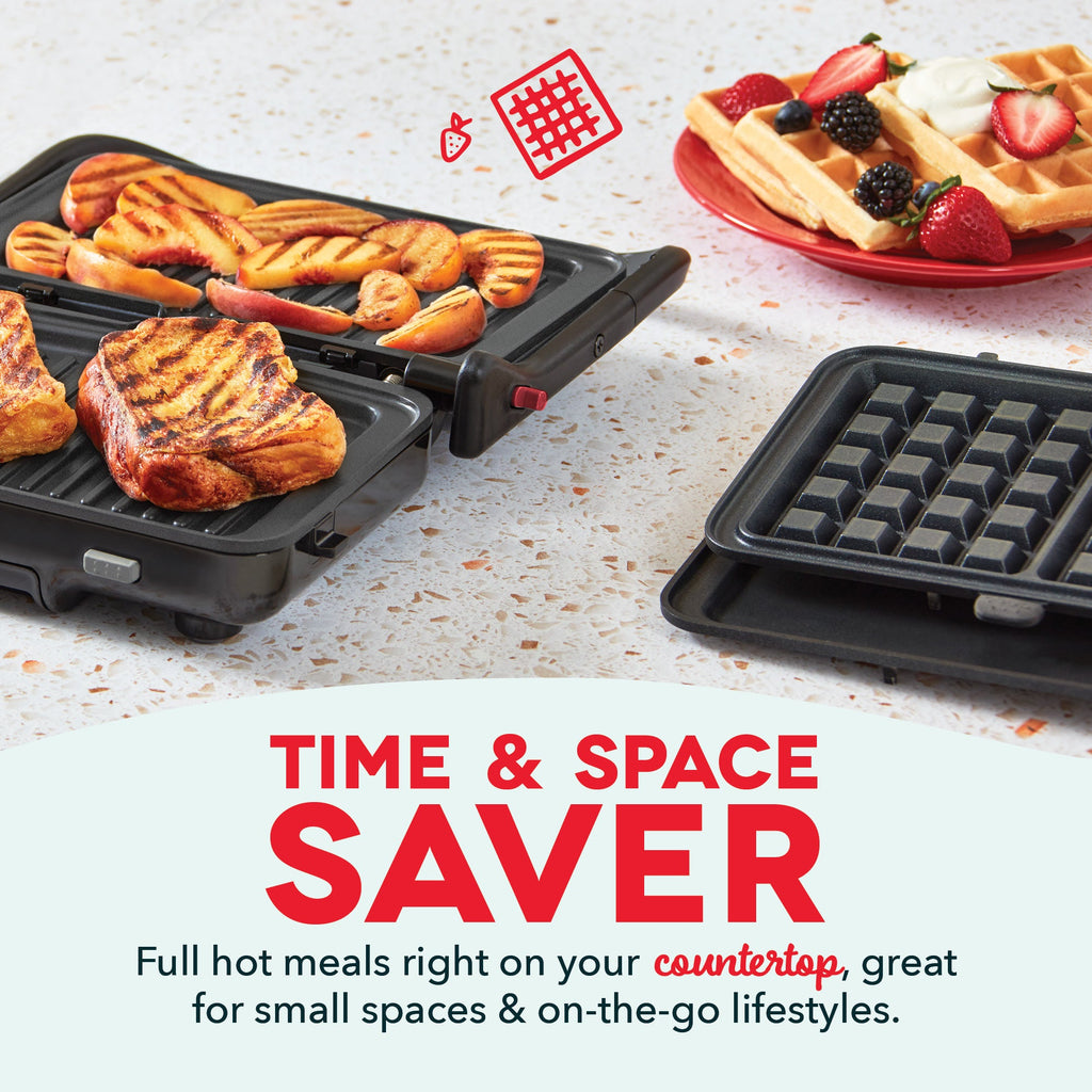 Flex Press Grill System 2pc Plate Pack Waffle