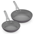 Dash Dream Green Recycled Aluminum 9.5"/11" Fry Pan Set - Grey